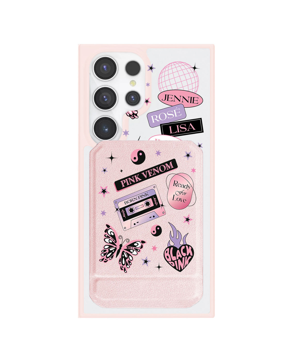 Android Magnetic Multifold Wallet - Blackpink Born Pink