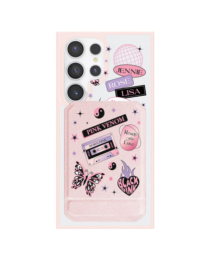 Android Magnetic Multifold Wallet - Blackpink Born Pink