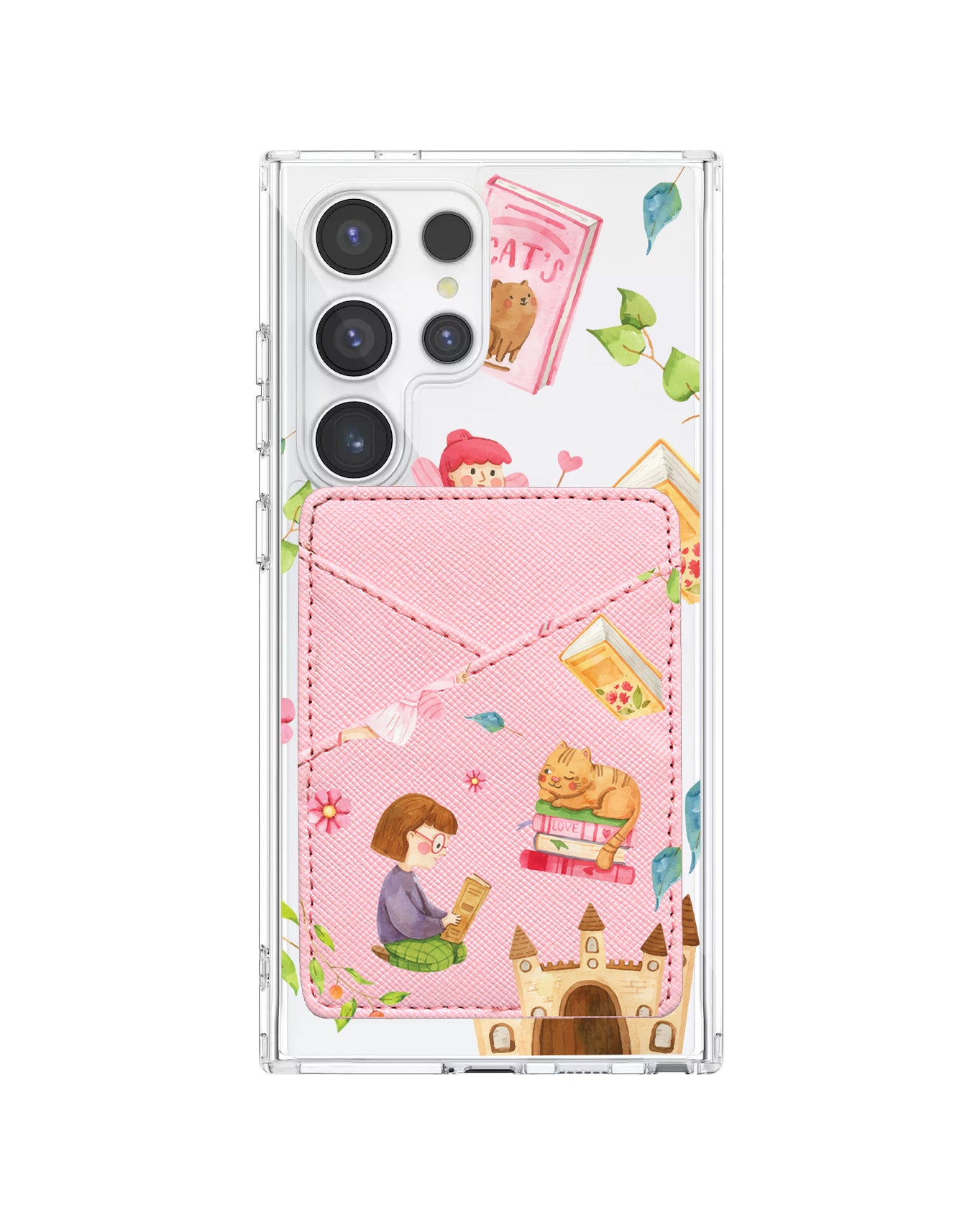 Android Phone Wallet Case - Fairy Cat