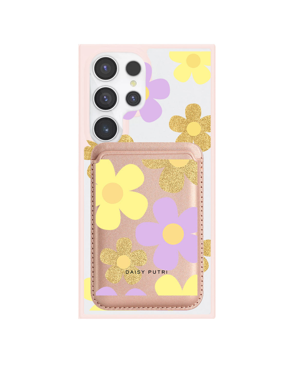 Android Magnetic Wallet Case - Daisy Twinkle