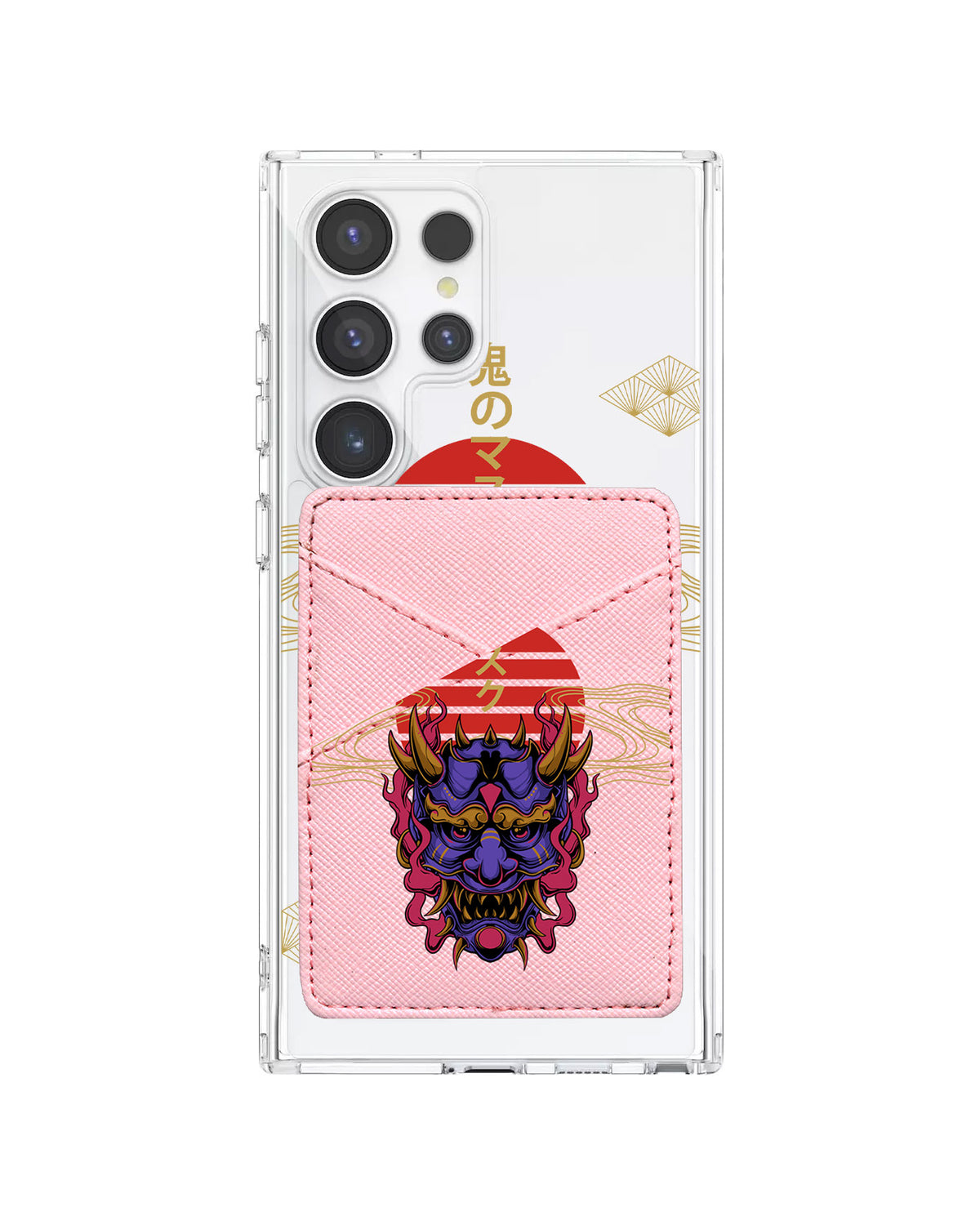 Android Phone Wallet Case - Oni Mask