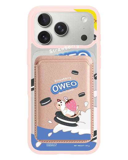 iPhone Magnetic Wallet Case - Oweo Cat