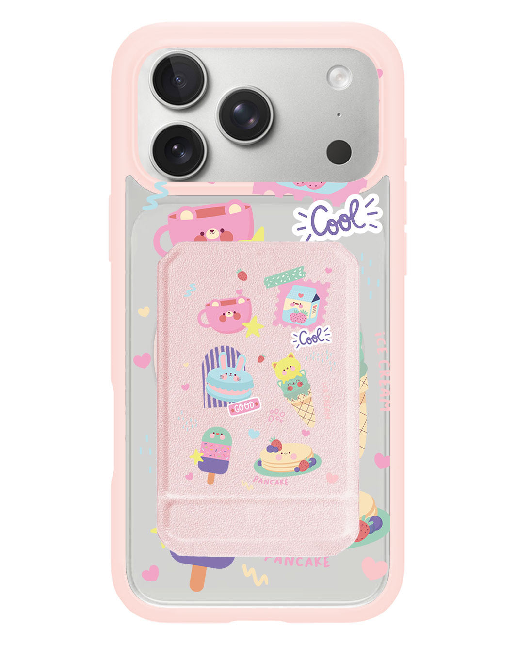 iPhone Magnetic Multifold Wallet - Sweet cafe