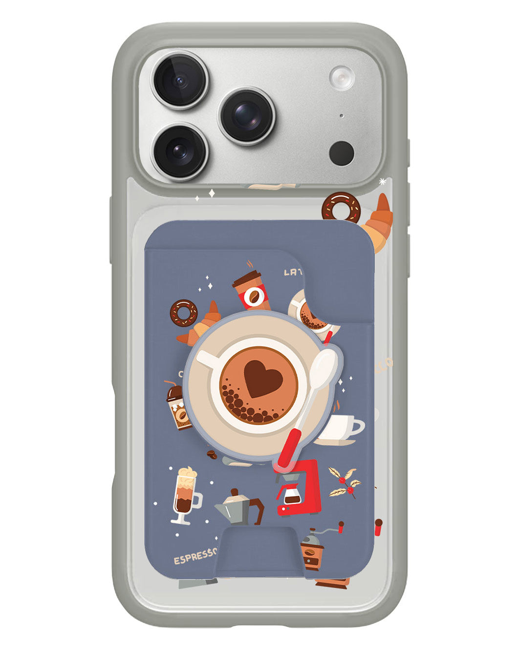 iPhone Magpop Wallet - Barista