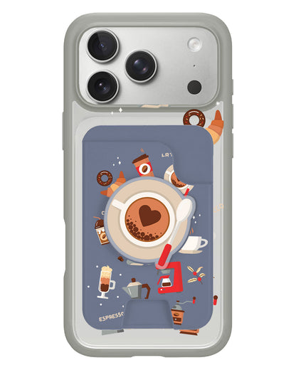 iPhone Magpop Wallet - Barista