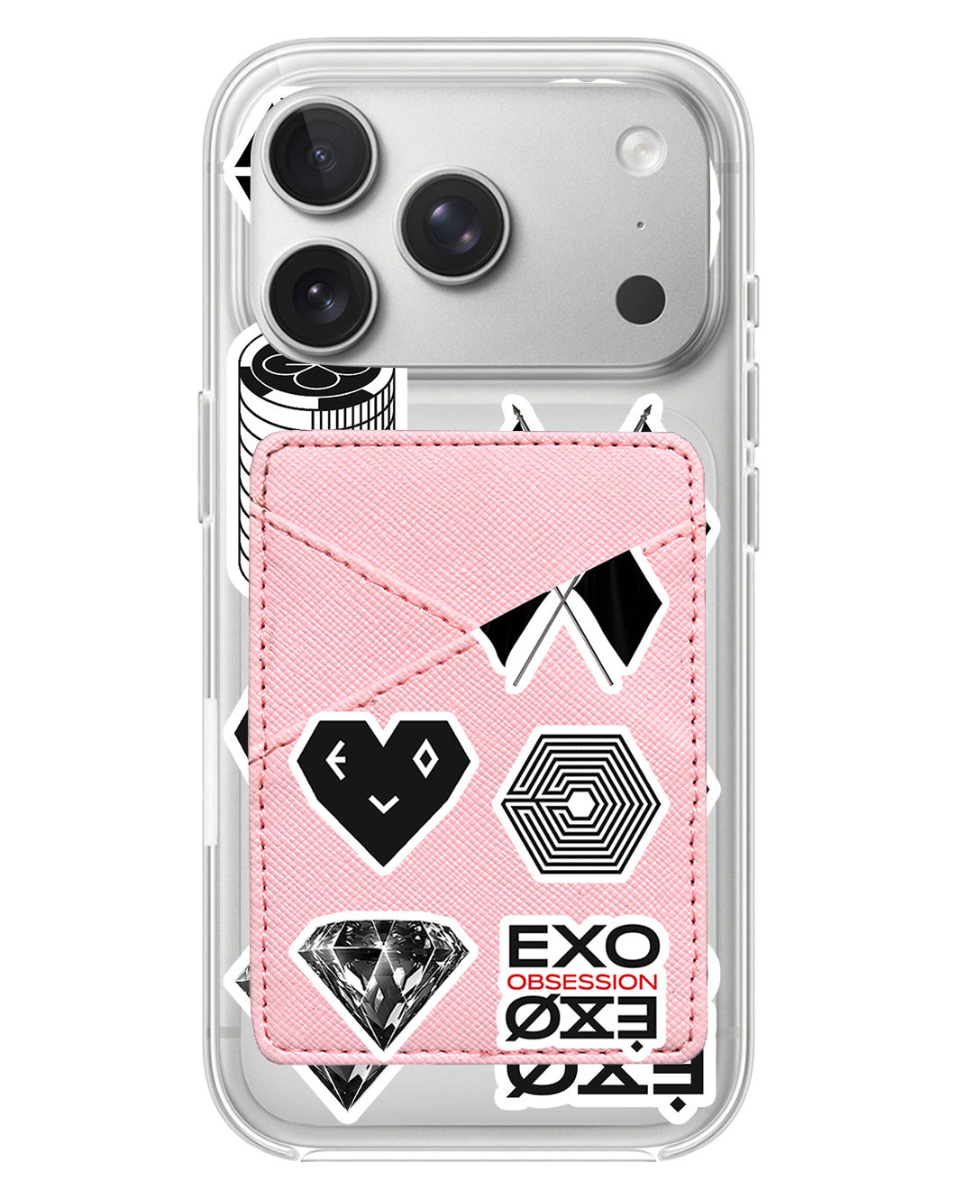 iPhone Phone Wallet Case - EXO Sticker Pack
