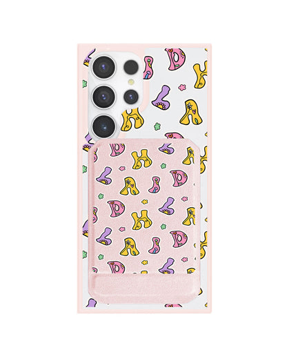 Android Magnetic Multifold Wallet - Playful Monogram 7.0
