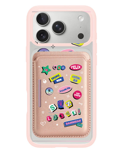 iPhone Magnetic Wallet Case - Stray Kids Locker