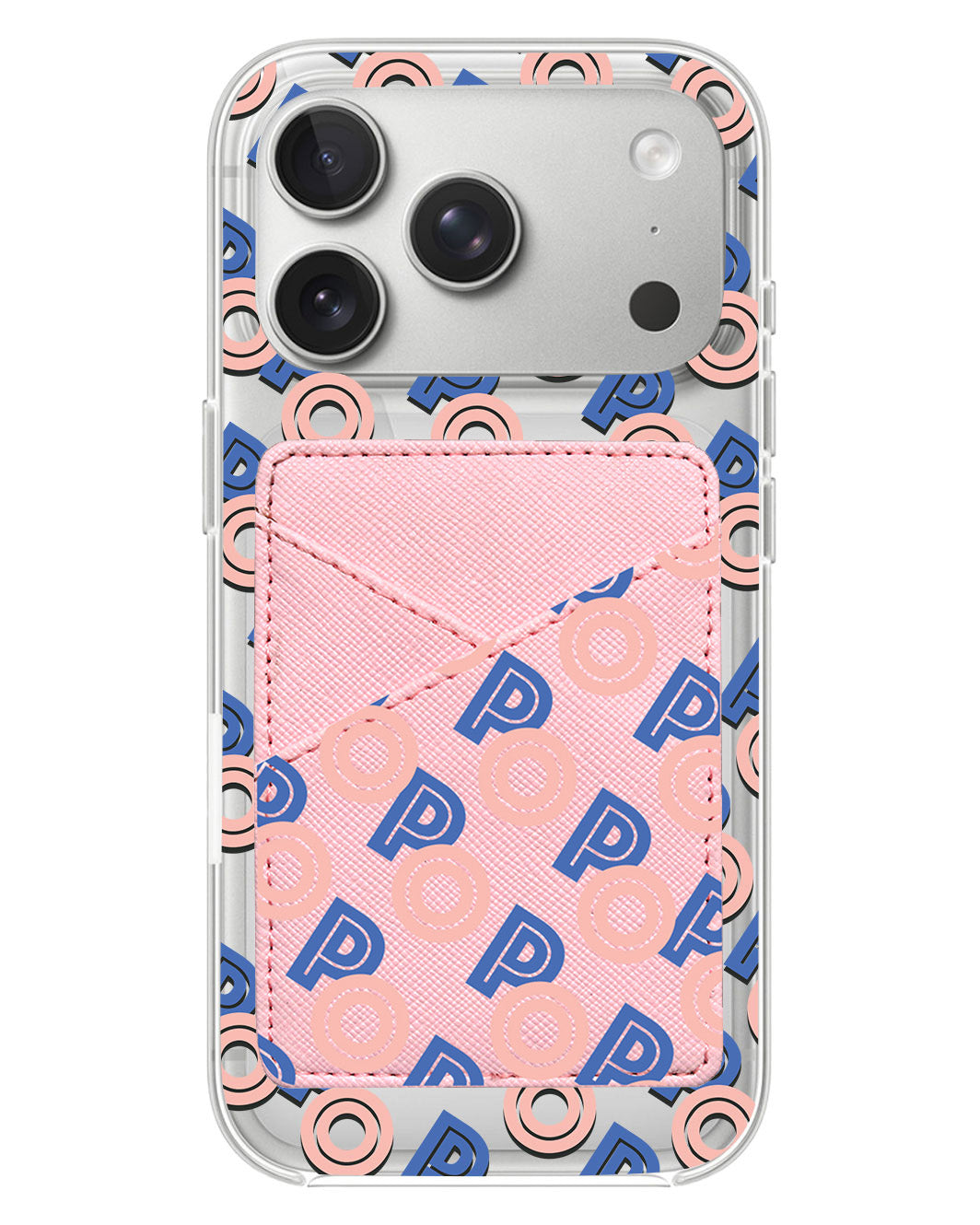 iPhone Phone Wallet Case - Initial 1.0 Monogram