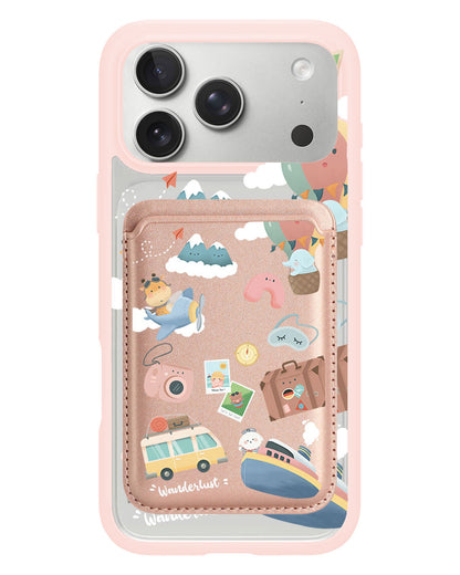 iPhone Magnetic Wallet Case - Travel