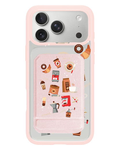 iPhone Magnetic Multifold Wallet - barista