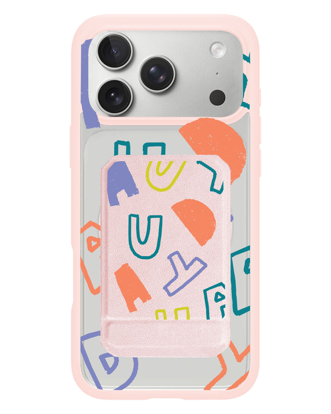 iPhone Magnetic Multifold Wallet - Weird Monogram