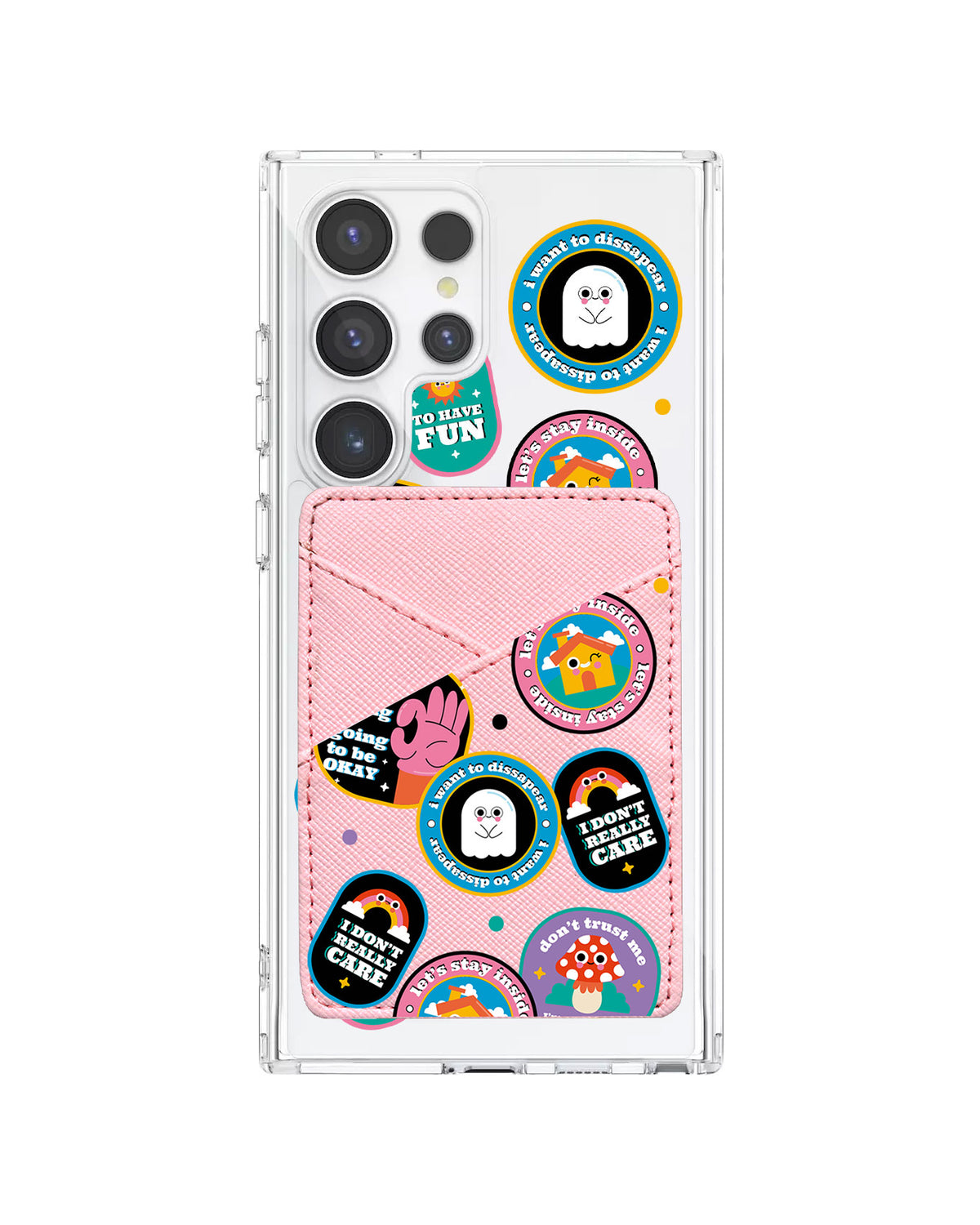 Android Phone Wallet Case - Monster Sticker Pack