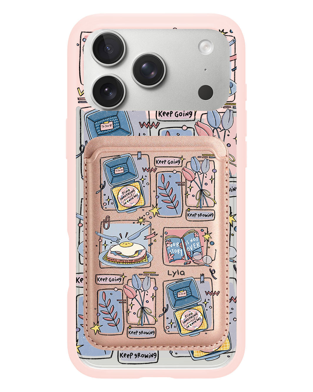 iPhone Magnetic Wallet Case - Grow (Sunnysidearteu)