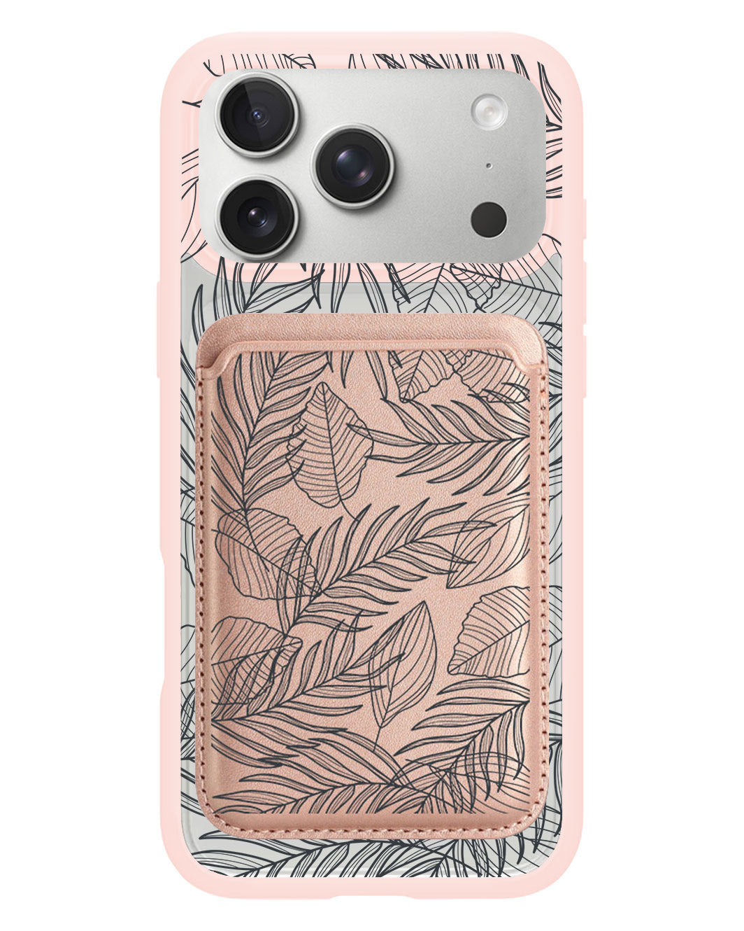 iPhone Magnetic Wallet Case - Sketchy Tropical 2.0