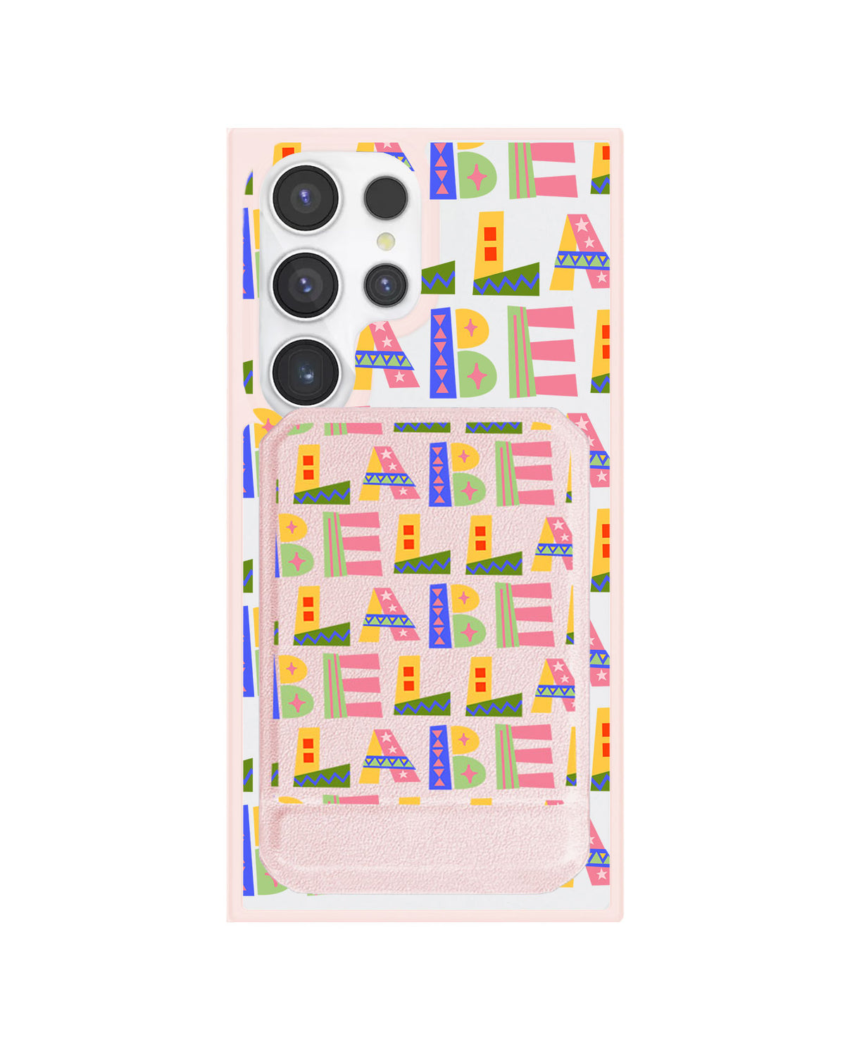Android Magnetic Multifold Wallet - Playful Monogram 5.0