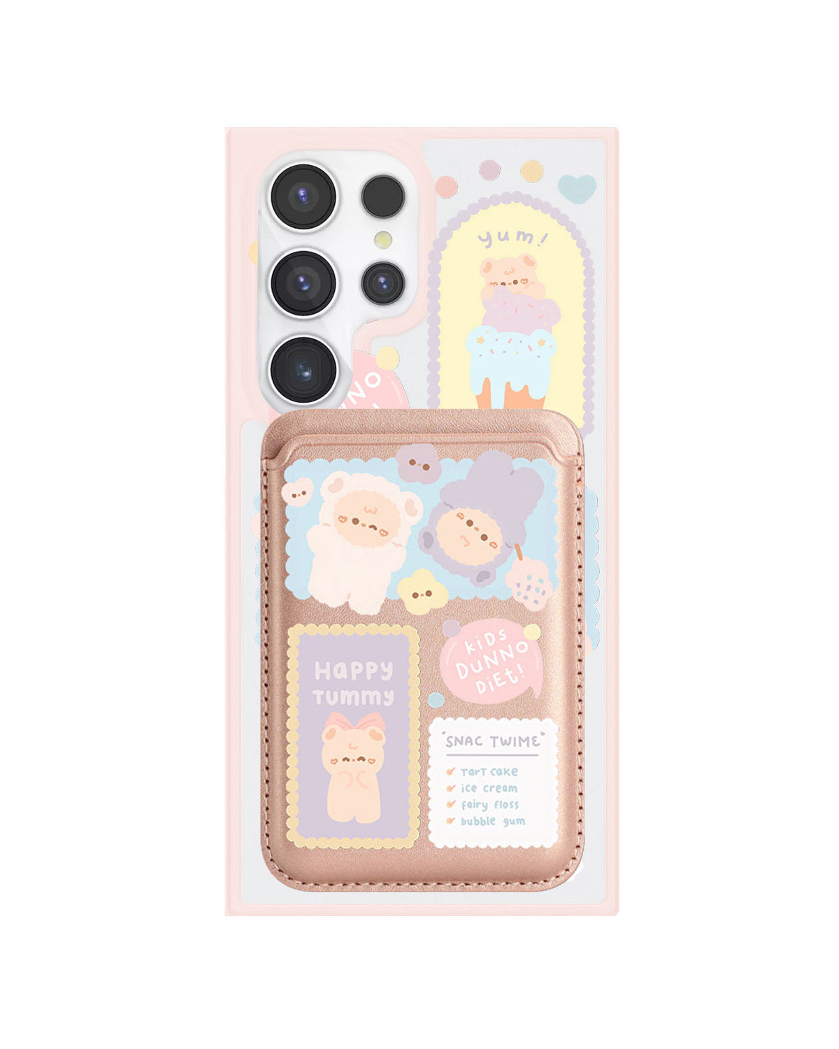 Android Magnetic Wallet Case - Sweets Heaven