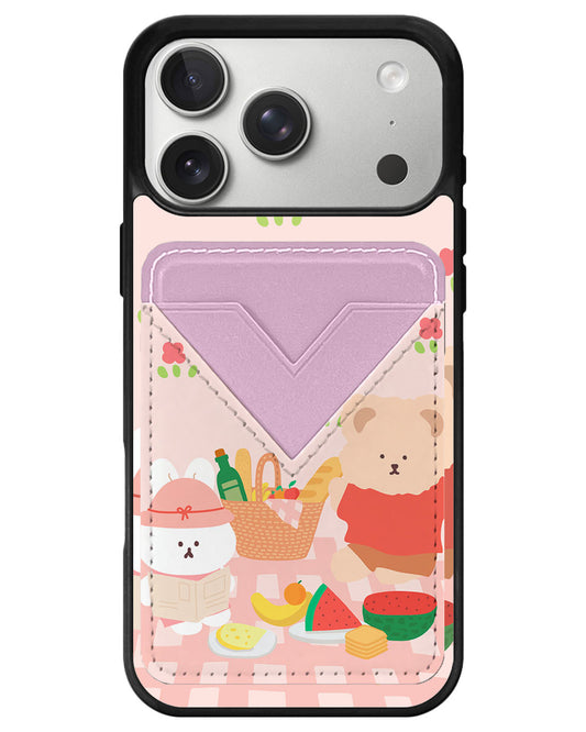iPhone Avant Wallet Case - Picnic Pink