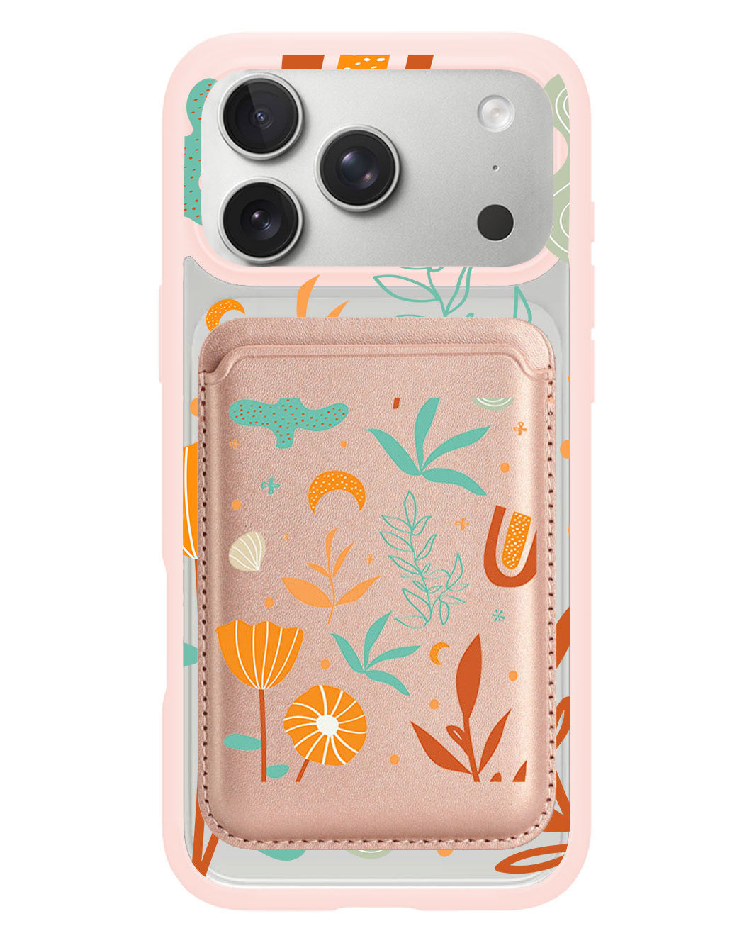 iPhone Magnetic Wallet Case - Autumn Botanical