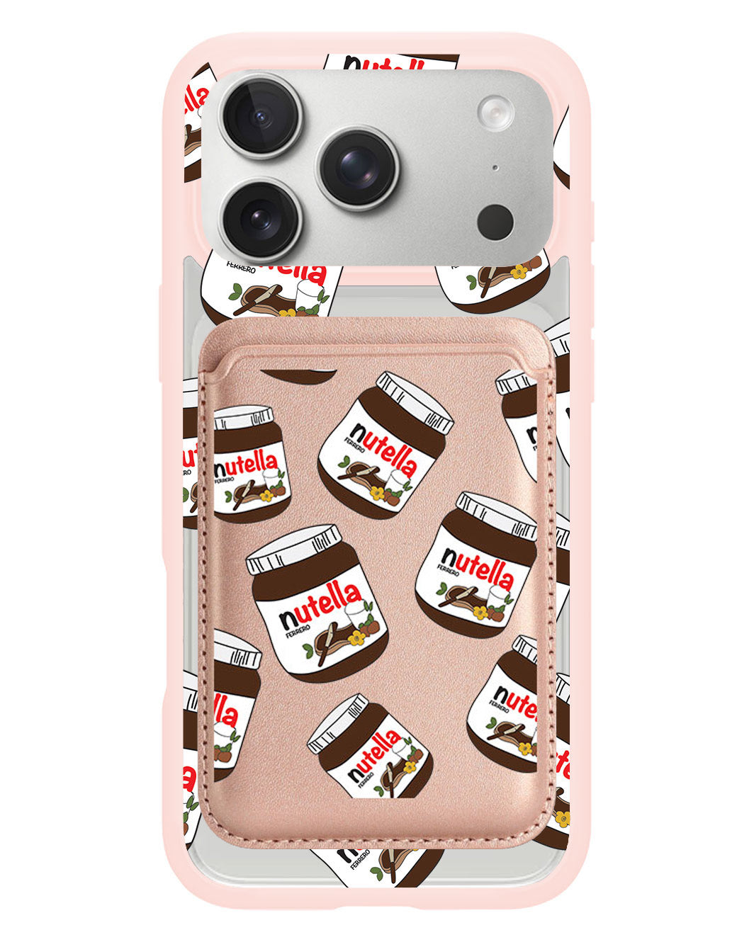 iPhone Magnetic Wallet Case - Nutella