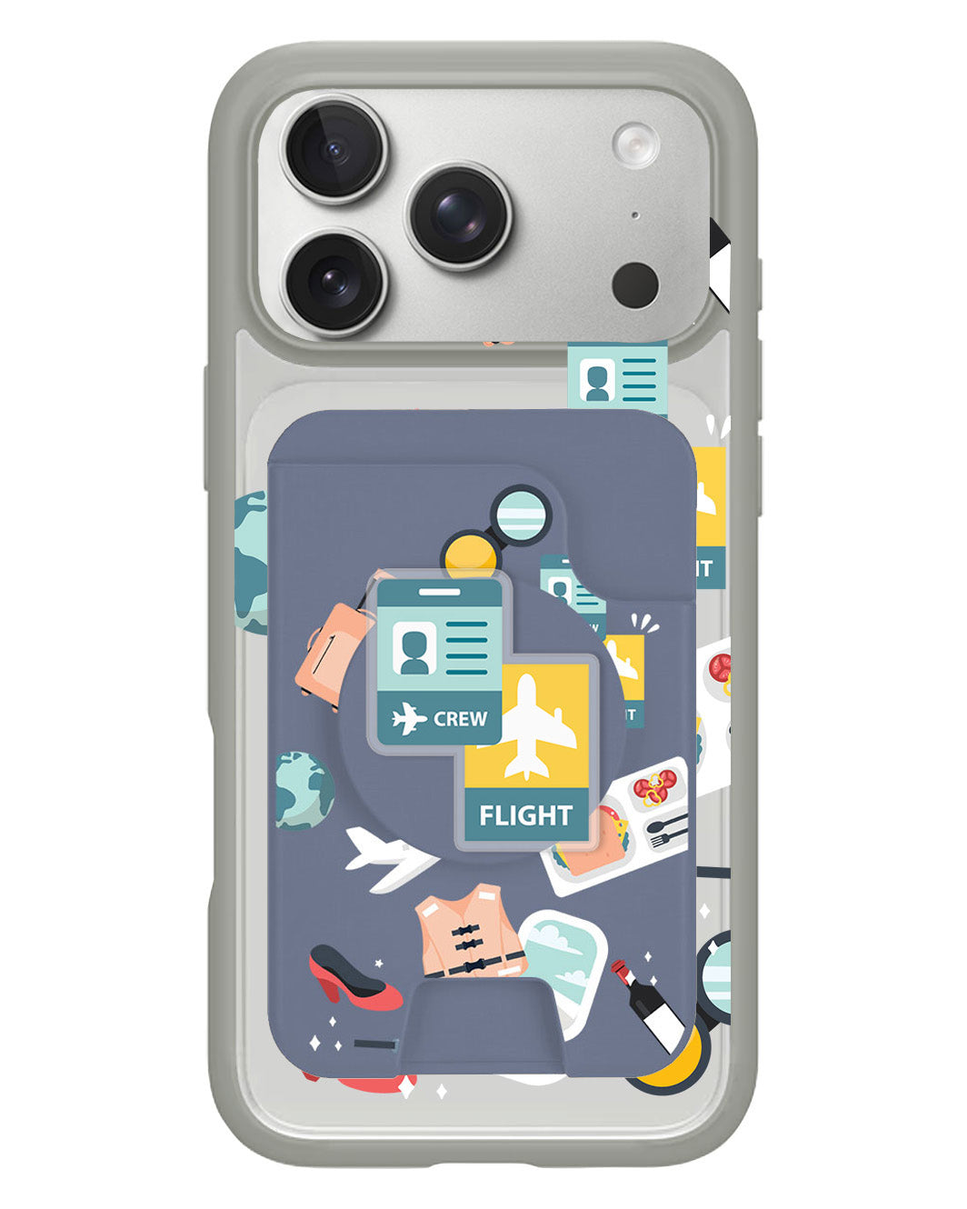 iPhone Magpop Wallet - Stewardess