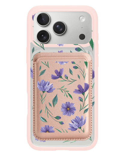 iPhone Magnetic Wallet Case - February Violet