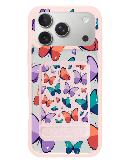 iPhone Magnetic Multifold Wallet - Butterfly