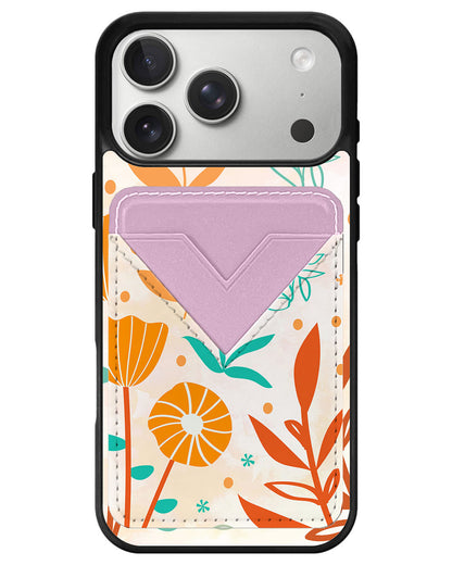 iPhone Avant Wallet Case - Autumn Botanical