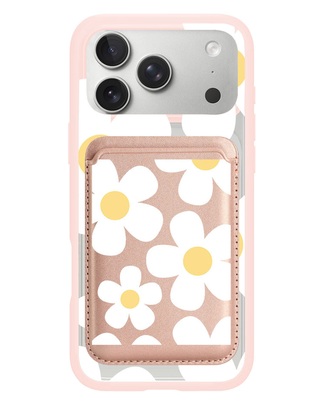 iPhone Magnetic Wallet Case - Daisy 1.0