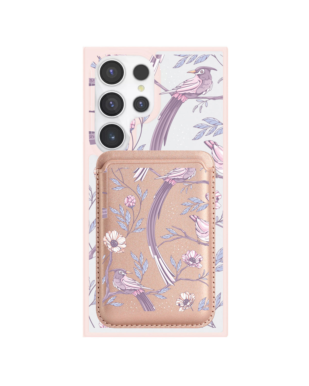 Android Magnetic Wallet Case - Lovebird 4.0