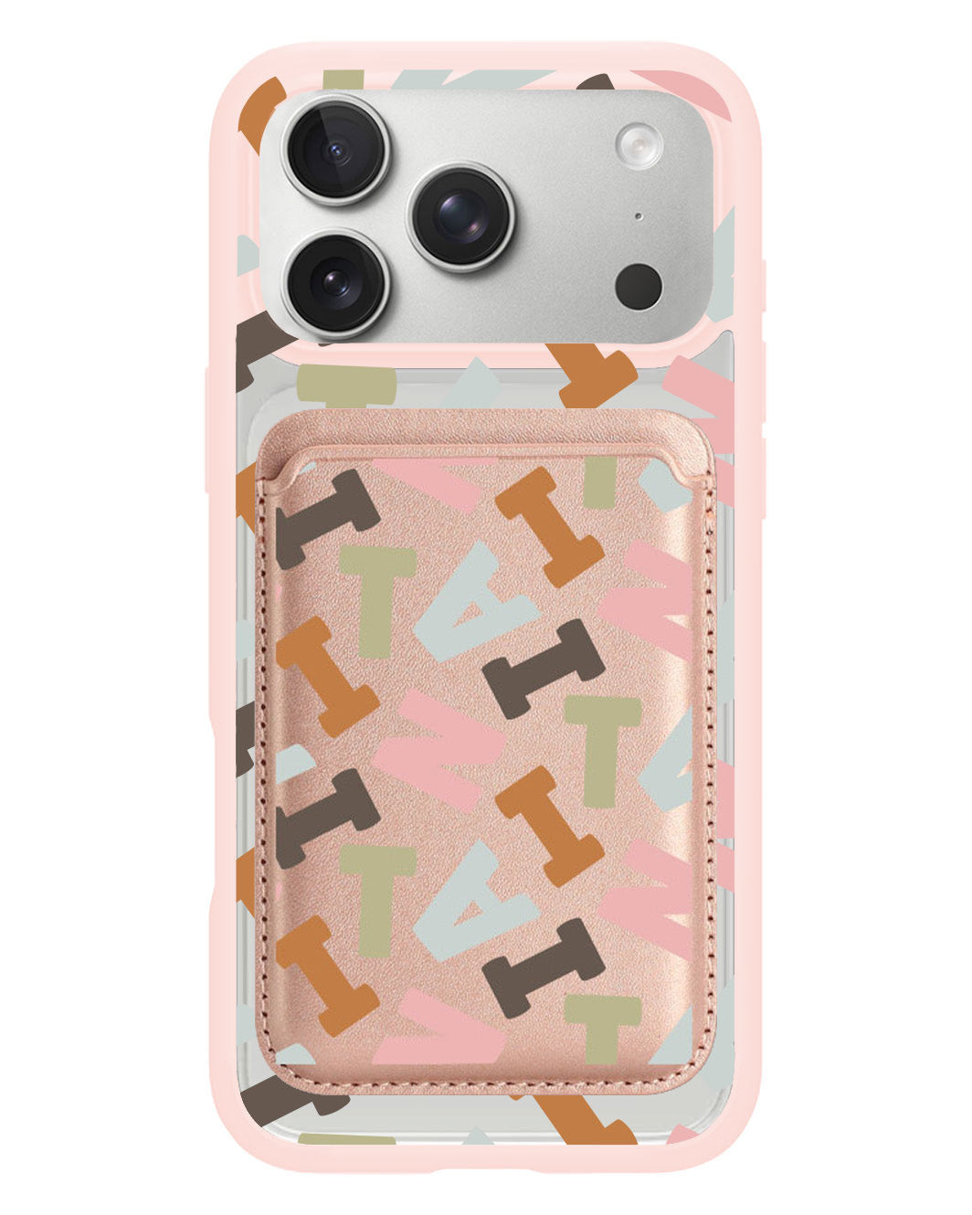 iPhone Magnetic Wallet Case - Scattered Monogram 4.0