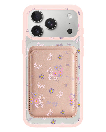 iPhone Magnetic Wallet Case - Cherry Blossom