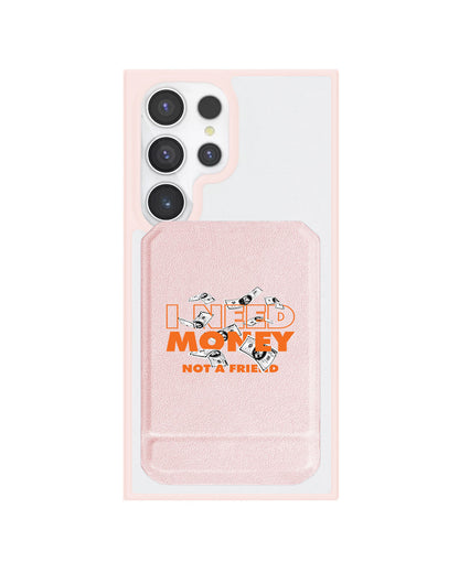 Android Magnetic Multifold Wallet - Money Better Than Friend