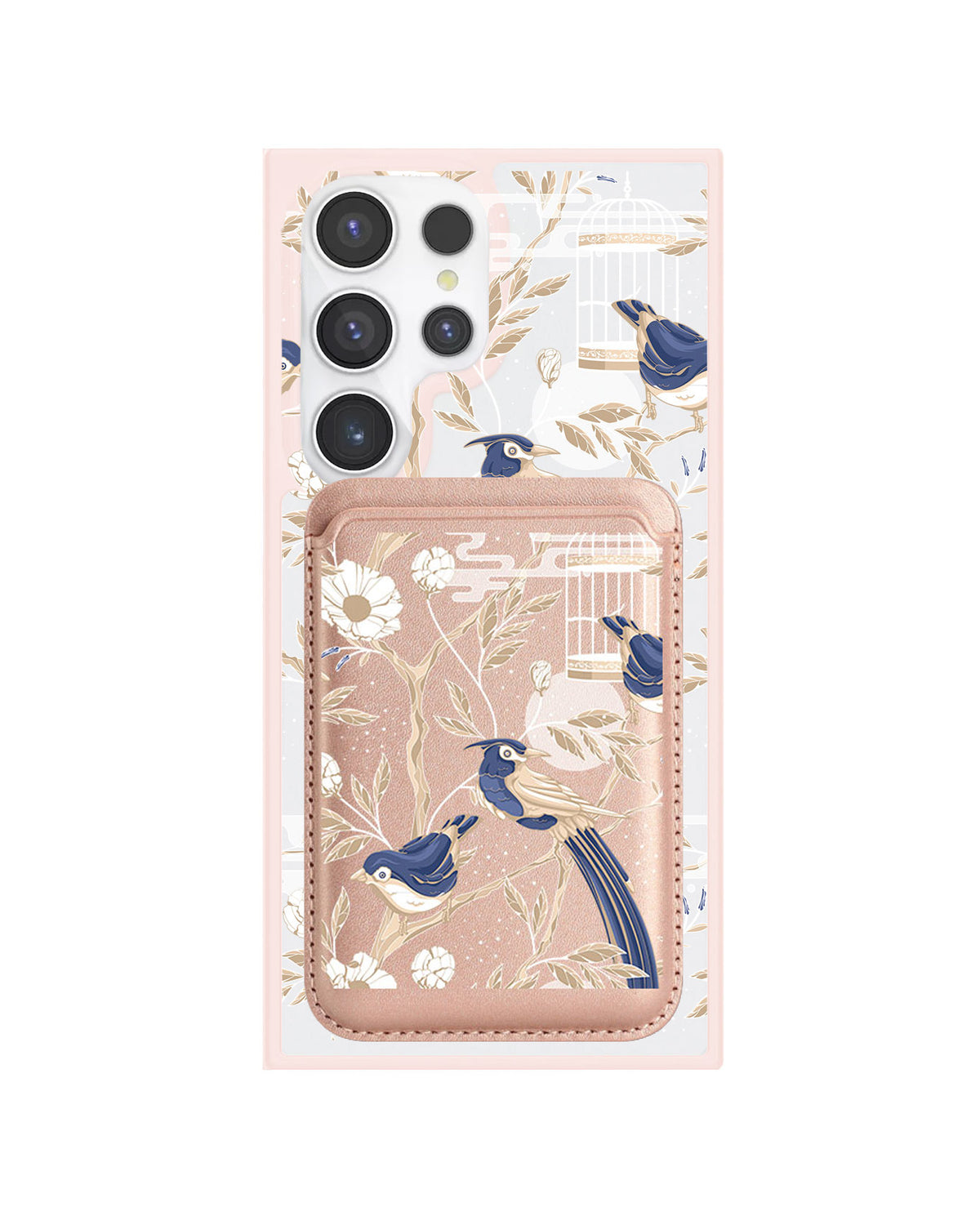 Android Magnetic Wallet Case - Lovebird 1.0