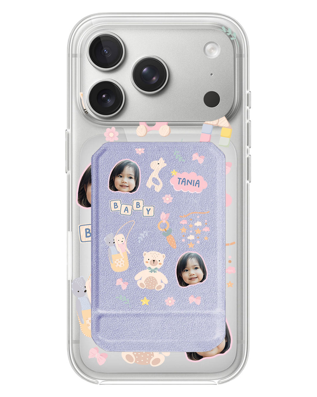 iPhone Magnetic Multifold Wallet - Face Grid Girl Toys