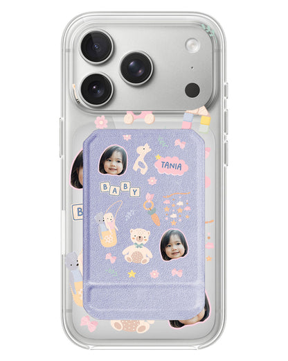 iPhone Magnetic Multifold Wallet - Face Grid Girl Toys