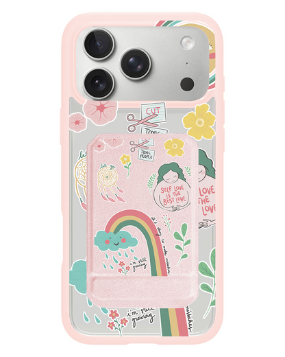iPhone Magnetic Multifold Wallet - Self Love