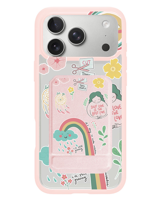 iPhone Magnetic Multifold Wallet - Self Love