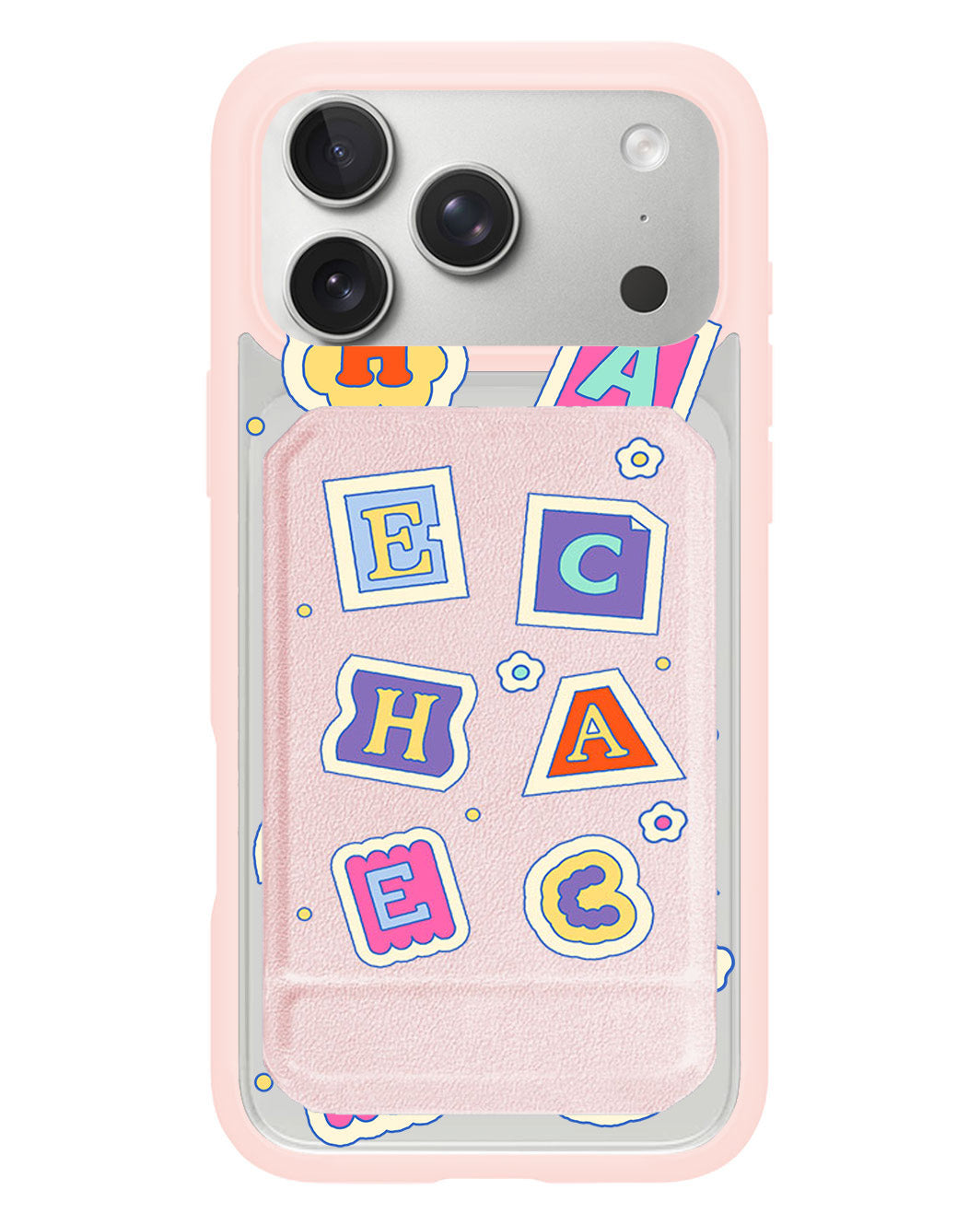 iPhone Magnetic Multifold Wallet - Adorable Monogram 3.0