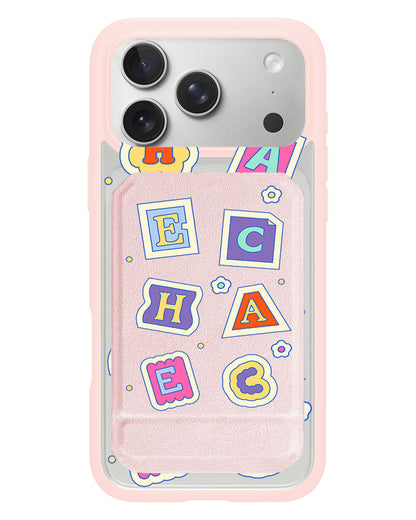 iPhone Magnetic Multifold Wallet - Adorable Monogram 3.0