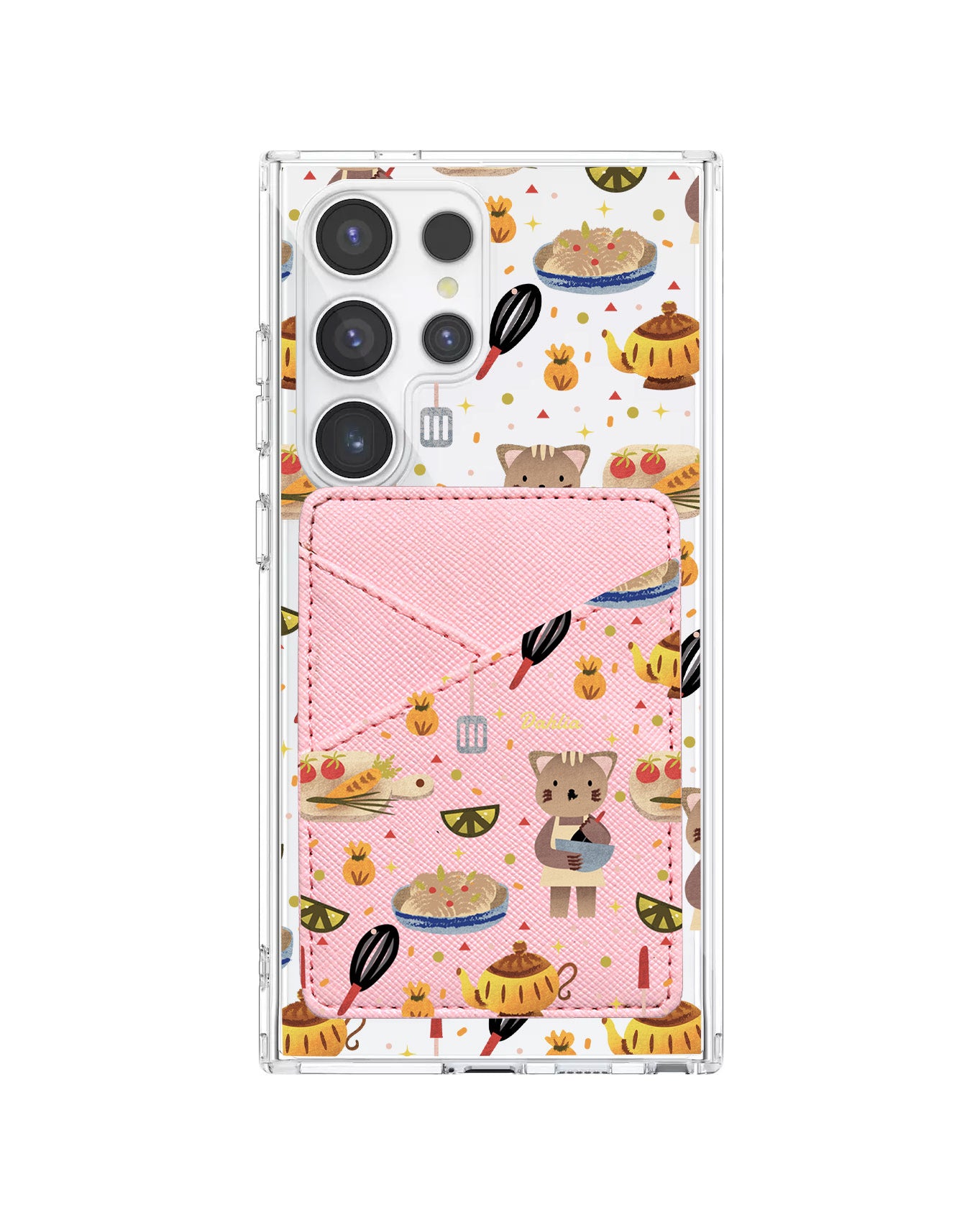 Android Phone Wallet Case - Cooking Cat