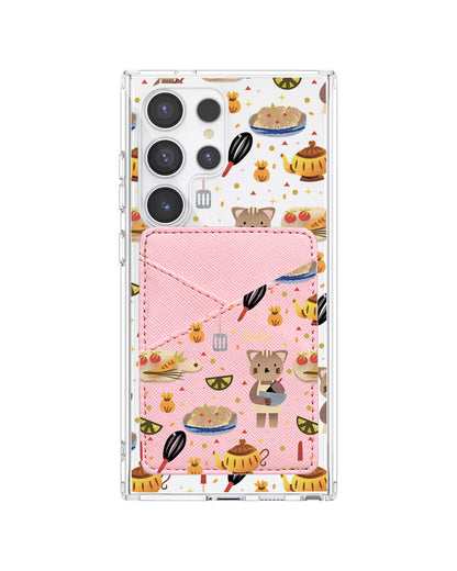 Android Phone Wallet Case - Cooking Cat