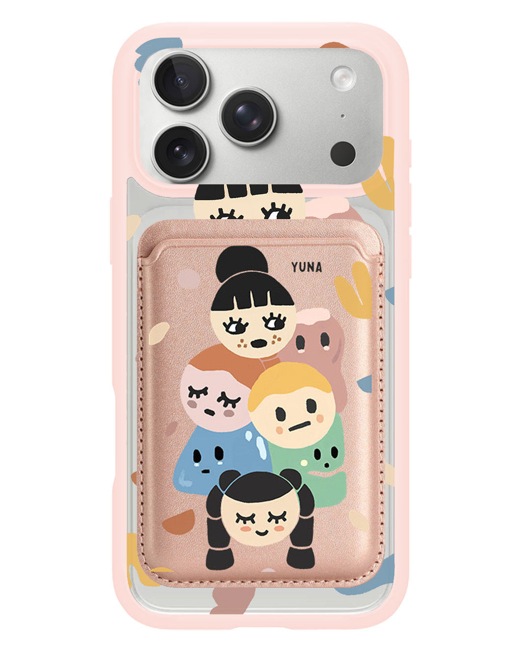 iPhone Magnetic Wallet Case - Doodle 1