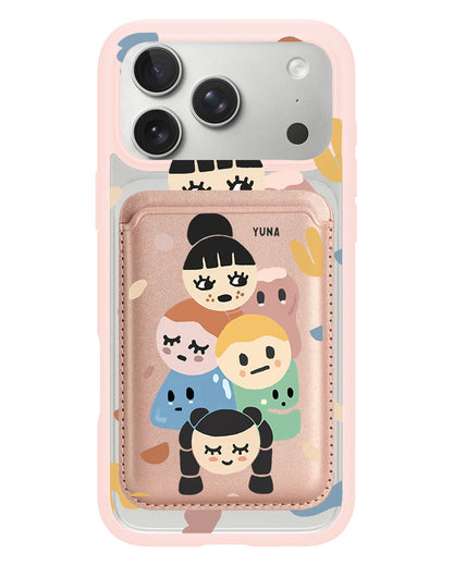 iPhone Magnetic Wallet Case - Doodle 1