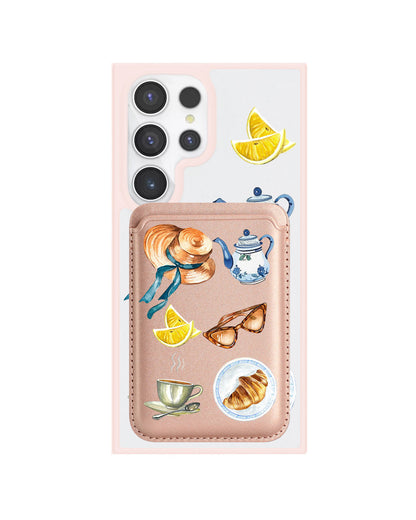 Android Magnetic Wallet Case - Afternoon Tea