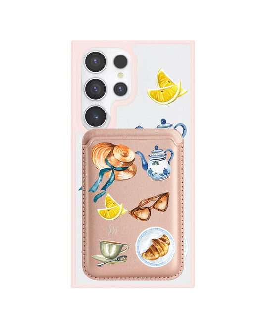 Android Magnetic Wallet Case - Afternoon Tea