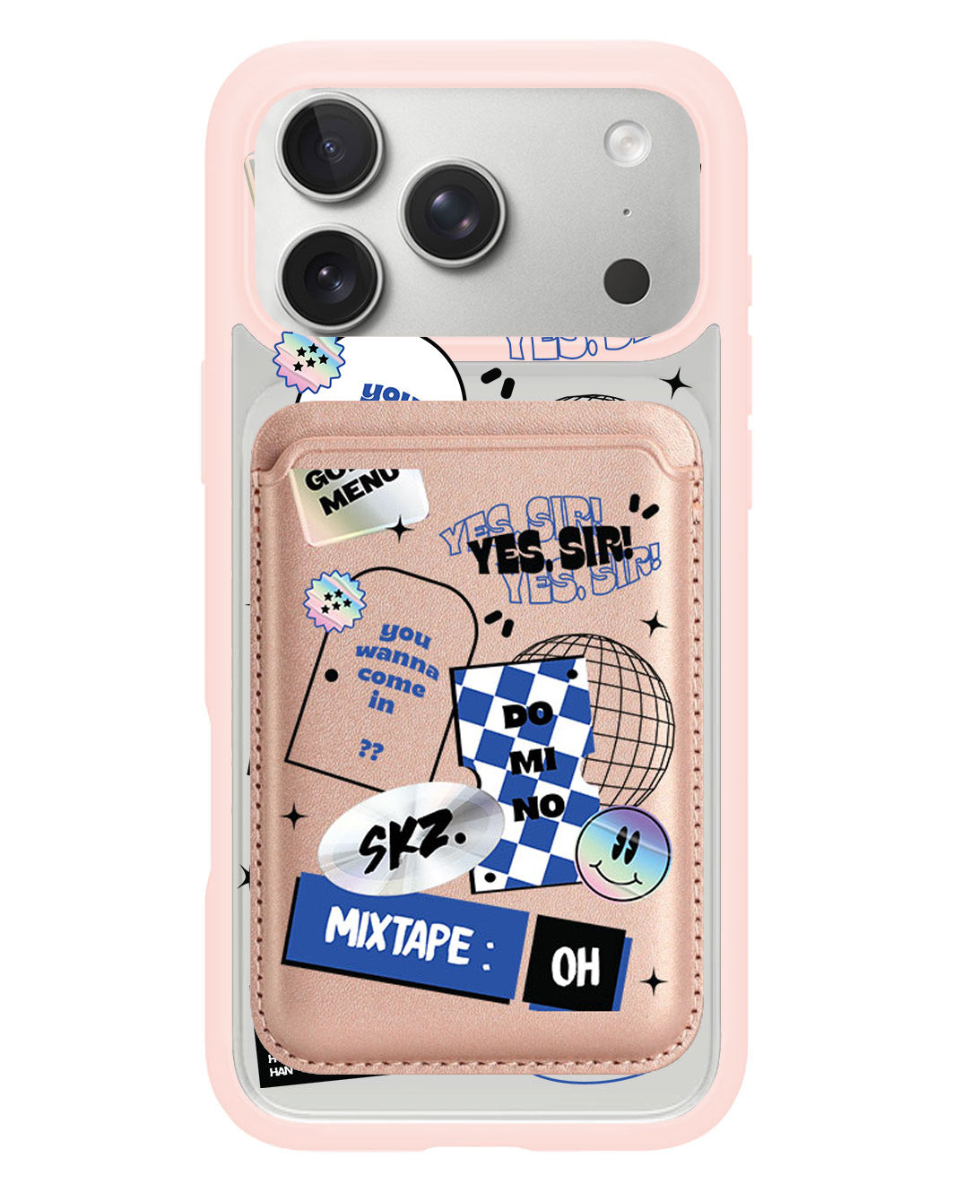 iPhone Magnetic Wallet Case - Stray Kids Sticker Pack