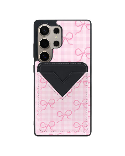 Android Avant Wallet Case - Coquette Pink Bow