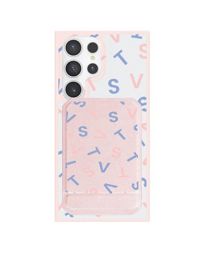 Android Magnetic Multifold Wallet - Seventeen Monogram