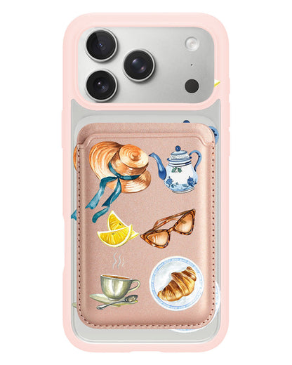iPhone Magnetic Wallet Case - Afternoon Tea